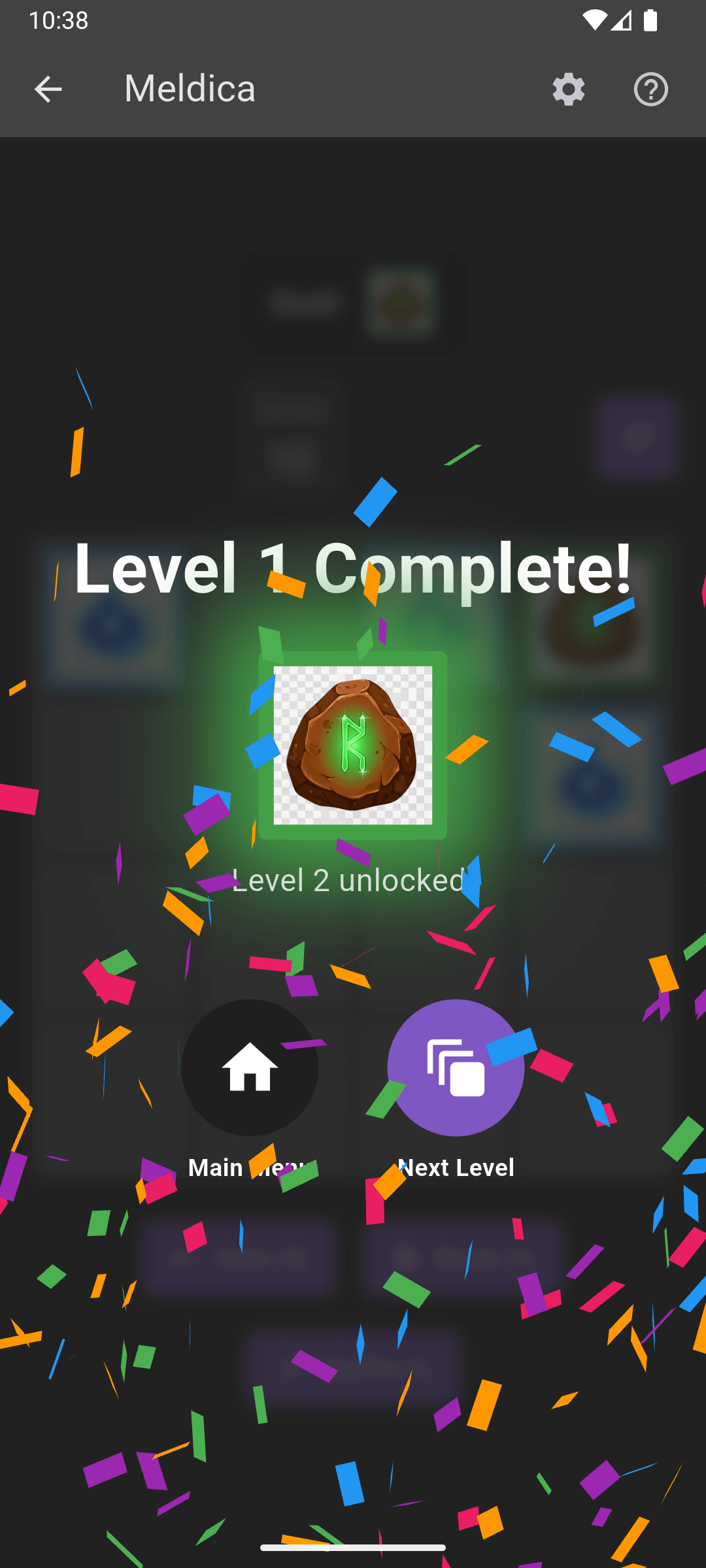First Level Complete